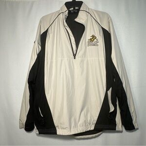 Men's Black and Cream Field Jacket